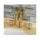 단순한 설계 높은 산출 황금 로즈 금 검정 색깔을 위한 금관 악기 아연 합금 꼭지 물 꼭지 PVD 코팅 기계