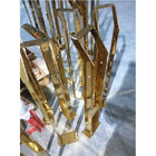 금 로즈 금 색깔을 위한 수직 선적 스테인리스 가구 관 관 PVD 진공 코팅 기계