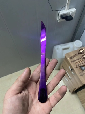 직판 스테인리스 스틸 테이블웨어 다채색 진공 접착 기계