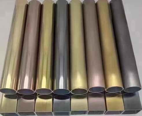 자동 PVD 스테인리스 스틸 금 코팅 기계 사용 된 중고 PVD 진공 코팅 기계