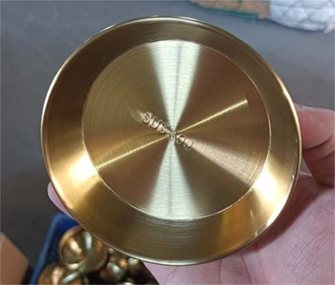 계단 릴링 팔받침기 손잡이 금 PVD 코팅 기계