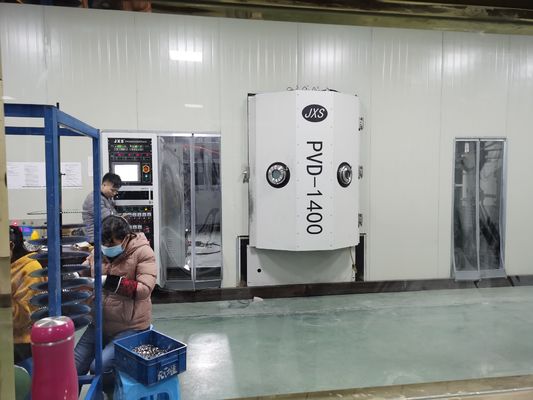 PVD 진공 코팅 기계 마그네트론 스프터링 기술 PLC 터치 스크린 제어 위생 세탁기 금 은 코팅