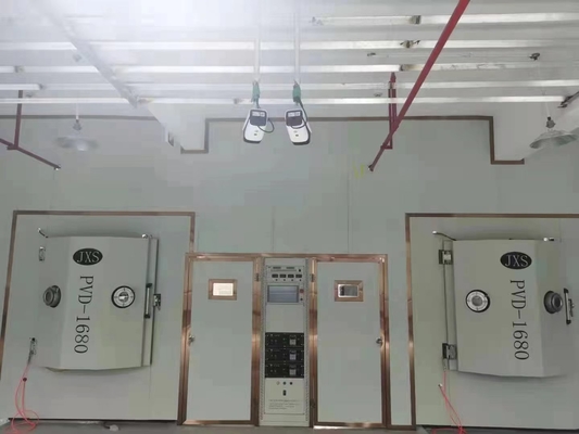 가구에 대한 정면 전면 충전 완전 자동 PVD 코팅 기계