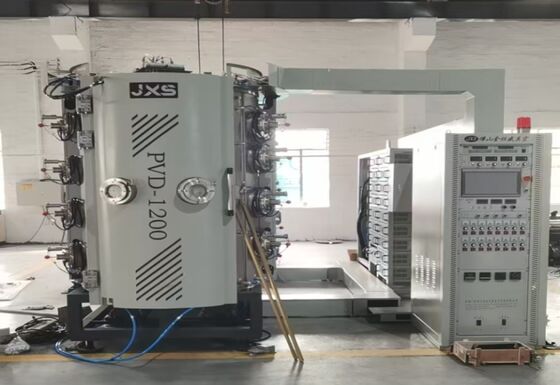 의류 PVD 코팅 기계 완전 자동 작동 다채로운 금 장미 금 검은 접착