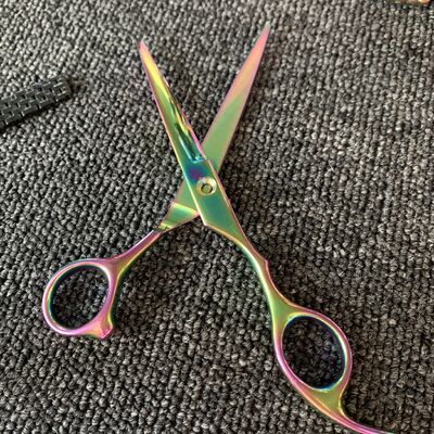 일상생활용 녹 방지 및 매끄러운 표면을 갖춘 멀티 컬러 PVD 진공 코팅 가위