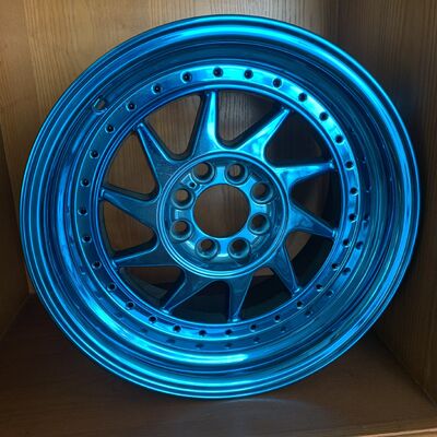 High-Gloss PVD Coating Machine with Large-Capacity Vacuum Chamber and Full Auto Control System for Alloy Wheels