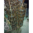 포산 JXS 높은 산출 황금 유리 그릇 유리제 결정 PVD 진공 코팅 기계 제조자