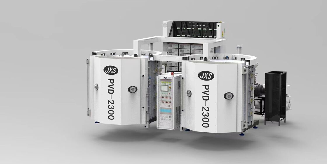 선명한 색상과 높은 광택을 갖춘 세라믹 공예용 풀 자동 PVD 진공 코팅기 (1년 보증)