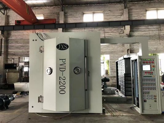 좋은 가격 8t 하드웨어 금 PVD 도금 기계 PLC ISO9001 제어 온라인으로