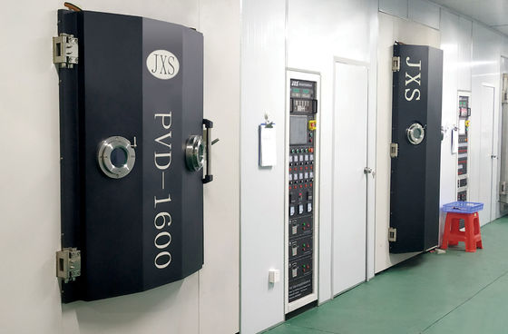 장식용 골드, 로즈 골드, 블루, 블랙 코팅을 위한 맞춤형 진공 챔버가 있는 완전 자동 PVD 코팅기